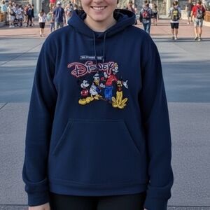 Disney The original Crew Fleece hoodie size large